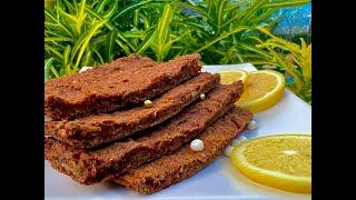 Instead of COOKIES, sweet BREAD for tea! Without flour, sugar, butter, eggs! Get fit with me!