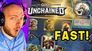 Gods Unchained - SUPER Fast F2P Light Aggro Deck Guide & Play! | It shouldn't beat these decks...