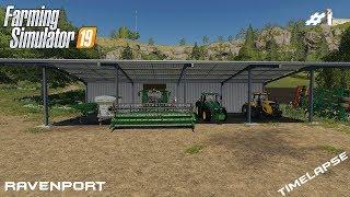 Big harvest | Timelapse on Ravenport | Farming Simulator 19 | Episode 1