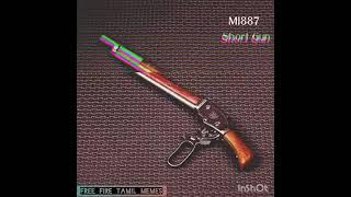 M1887 SHORT GUN LOVER'S ANTHA SATTHAM FREE FIRE #shorts