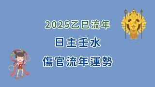 2025壬水乙巳流年運勢分析/傷官流年/傷官見官怎麼辦