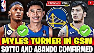 MYLES TURNER TO THE WARRIORS? KAI SOTTO AND RHENZ ABANDO READY FOR THE IMPOSSIBLE WITH THE WARRIORS