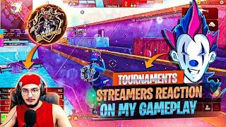 Streamers ft. @asifgamerlive07 ,@asifgaming8155 & Tournaments Reaction On My Gameplay