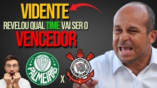 VIDENTE revela o GANHADOR do jogo entre PALMEIRAS E CORINTHIANS pela FINAL DO PAULITÃO 2025!