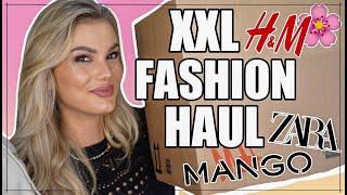 XXL SPRING FASHION HAUL  H&M, Zara, Mango, About You I Cindy Jane