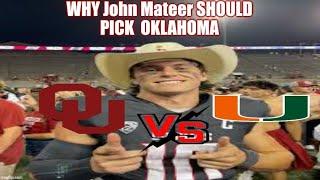 WHY John Mateer PICKED Oklahoma | Oklahoma DISRESPECTED by Alex Grinch