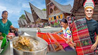 LAKE TOBA food adventure like NO OTHER!!! Indonesian street food in SAMOSIR, Indonesia