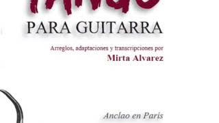 “Tango para guitarra” libro de arreglos, adaptaciones y transcripciones. Mirta Álvarez