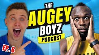 USAIN BOLT FOLLOWS THE AUGEYBOYZ! **NOT CLICKBAIT** - THE AUGEYBOYZ PODCAST EP#6