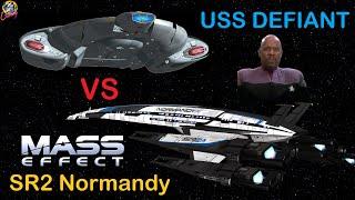 Mass Effect SR-2 Normandy VS USS Defiant - Both Ways - Star Trek Starship Battles