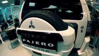 Защита от гравия Mitsubishi Pajero (AUTOBEZZABOT.RU)