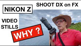 Nikon Z & F MOUNTS - WHY shoot DX Crop on FX Full Frame Camera - OR NOT?
