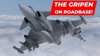 ROADBASE ACTION with the Saab JAS 39 Gripen. Why is it so GOOD at operating in austere environments?