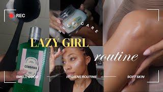 LAZY GIRL SELF CARE ROUTINE | BODY CARE ROUTINE FOR SOFT SKIN