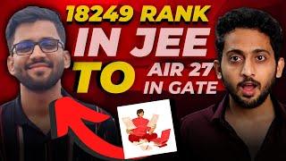 Average student to AIR 27 || Interview with GATE Topper || Toppers Talk @HimanshuAgarwal_