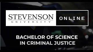 Stevenson University Online Bachelor's in Criminal Justice