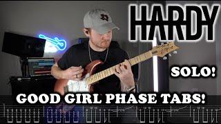 HARDY - Good Girl Phase (Guitar Cover + TABS + SOLO) feat. Chad Smith