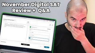 November Digital SAT Review + Q&A Session - SATCC Test #2
