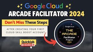  How to Create a Cloud Skill Boost Account for Arcade Facilitator 2024 | Step-by-Step Guide ! 