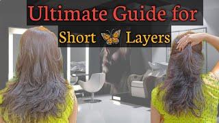 The Sensational Butterfly Haircut Transformation for Short Locks|LAYERES|@ARichHairCraft