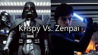 Krispy Vs. Zenpai 1v1 RUNBACK | Hero Showdown | Star Wars Battlefront 2