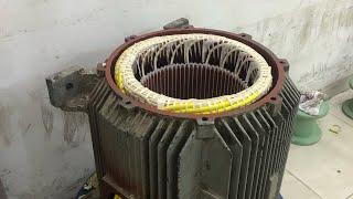 110 kw motor rewinding