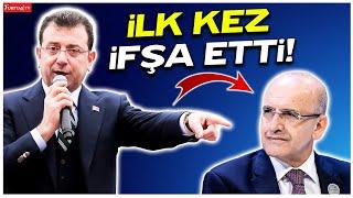 Ekrem İmamoğlu Mehmet Şimşek'in o engelini ilk kez ifşa etti!