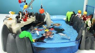 Playmobil Dolphin Aquarium Playset with Sea Animals Toys Video For Kids