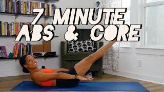 7 Minute Abs & Core | classical Pilates mat | all levels | no equipment | at home workout