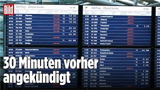 Ver.di legt Flughafen Hamburg lahm