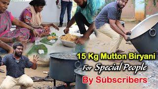 15 Kg Mutton Biryani | Food for Special People By Subscribers | Cooking Explained | Jabbar Bhai