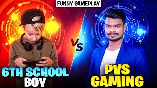 PVS GAMING VS 6TH SCHOOL BOY ONE TAP CLASH SQUAD IN TAMIL || PVS GAMING