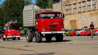 Vintage vehicles show in the Pütnitz Technology Museum Germany, 2024.