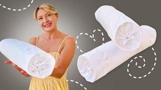  Improve Your Sleep: Cylindrical Pillow for Head or Neck or Feet