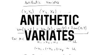 Antithetic Variates + R Demo