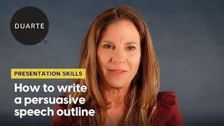 Presentation Skills: How To Write a Persuasive Speech Outline