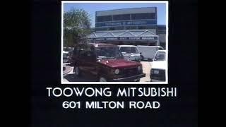 Australian Toowong Mitsubishi Motors TV commercial ad 1989