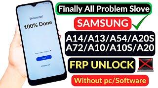 SAMSUNG A14, A13, A54, A23, A72 ,A10 Frp Bypass/Google Account Lock Remove | fix enable Adb failed
