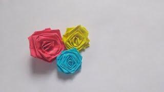 How to make : A Easy Beautiful Rose Flower | Dinesh Arts