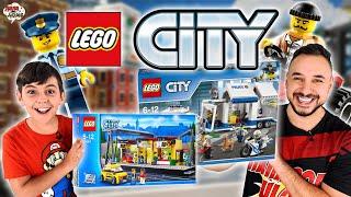 ПАПА РОБ И ЯРИК СОБИРАЮТ ЛЕГО СИТИ - ЛУЧШИЕ ВИДЕО LEGO CITY НА ПАПА ДОМА!