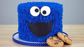 COOKIE Monster Cake Tutorial | Surprise Inside