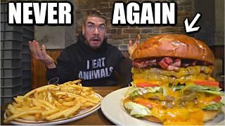 A GIANT Cheese Burger Challenge I NEVER Want To Try Again... Joel Hansen