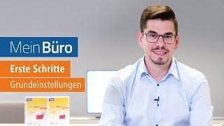 WISO MeinBüro Desktop - Bürosoftware Grundeinstellungen - Erste Schritte