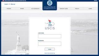 2017 How to check your immigration case status USCIS create an account on My USCIS