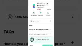 my Phone Selling Price 20 Don't Sell Your Phone #Cashify #infinix
