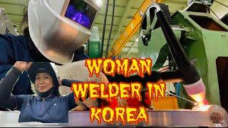 Woman welder in Korea #womanwelder #tigwelder #ofwkorea #welder