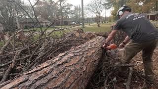 New ported Stihl MS400C chainsaw debut