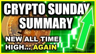 BITCOIN HITS NEW ALL TIME HIGH AGAIN - Crypto Sunday Summary - 10 November 2024