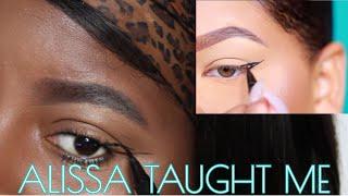 ALISSA ASHLEY TEACHES ME HOW TO WING MY LINER | Reese LaFleur