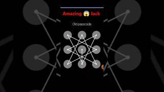 Amazing  mobile pattern lock | 3 mobile lock | mobile pattern lock #shorts